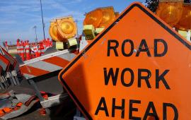 Road work signs