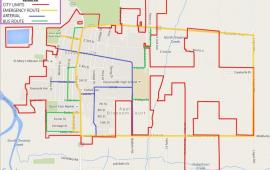 Snow Response Street Priority Map
