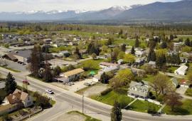 aerial view of South Main Street