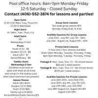 Pool Schedule
