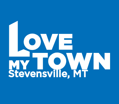 Love My Town Stevensville, MT Logo