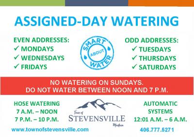 Assigned Day Watering Information