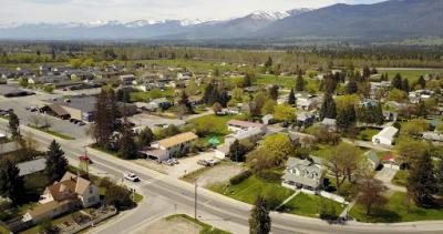 aerial view of South Main Street