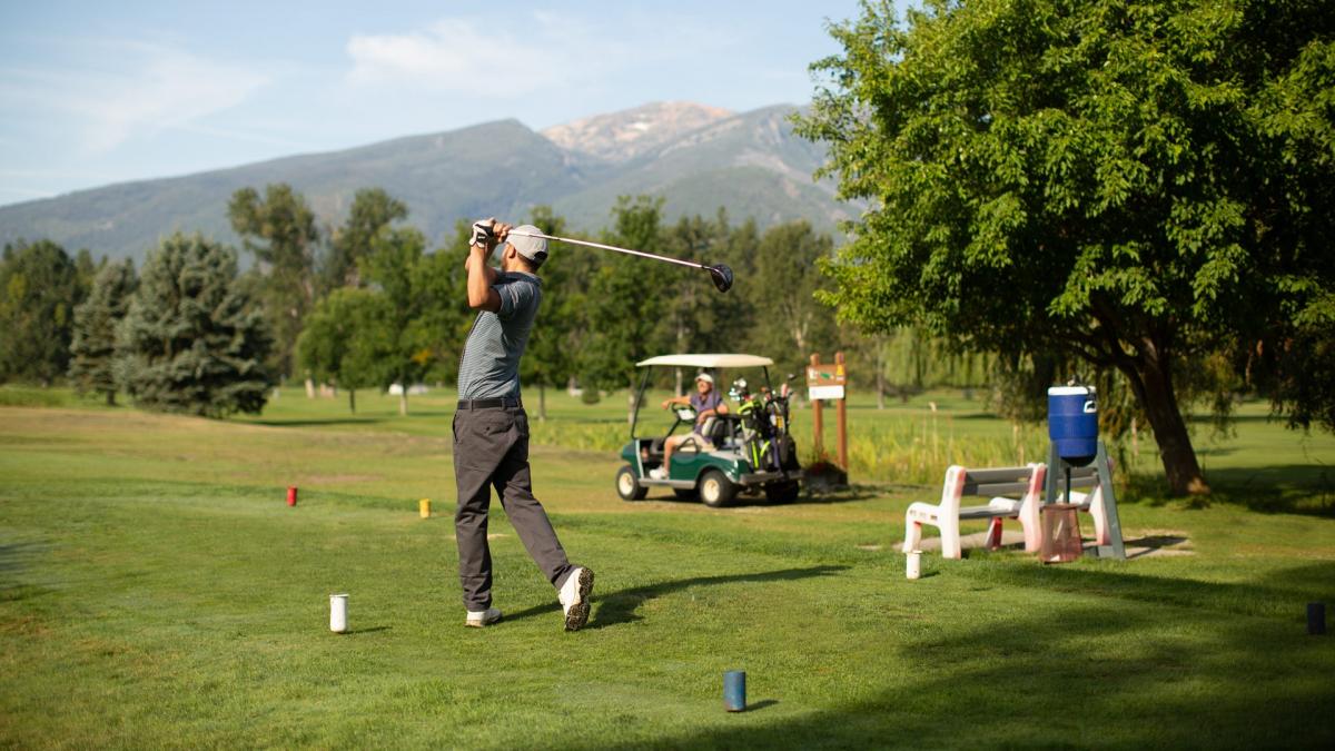 Golfer at Whitetail Golf Course