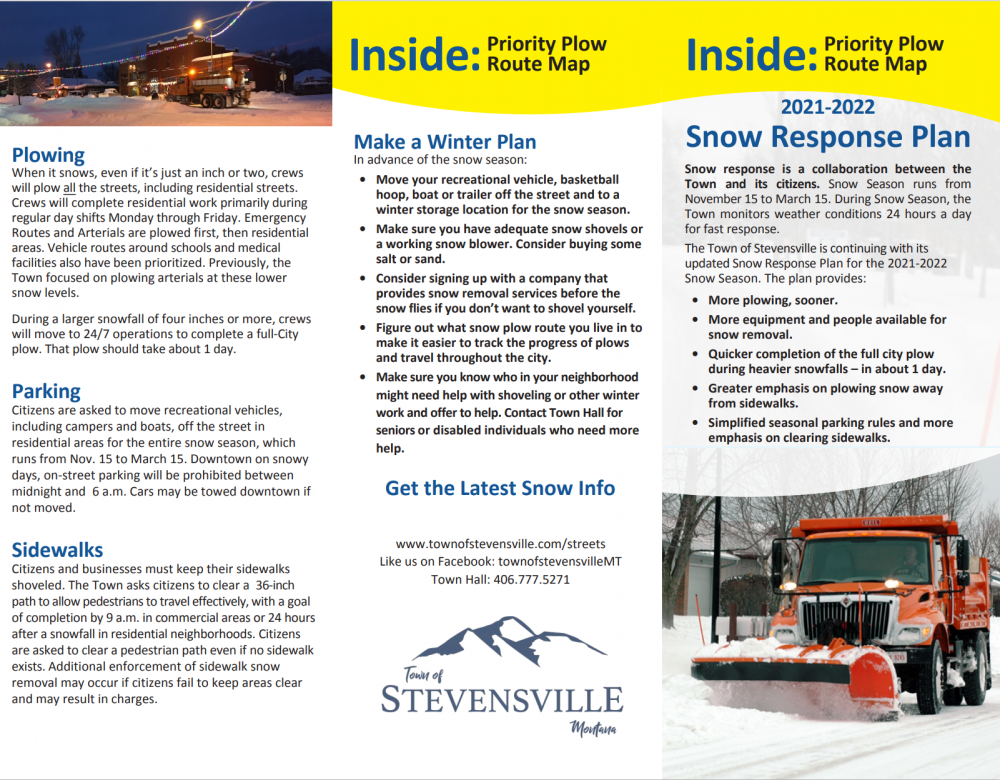 Snow & Ice Removal Stevensville Montana
